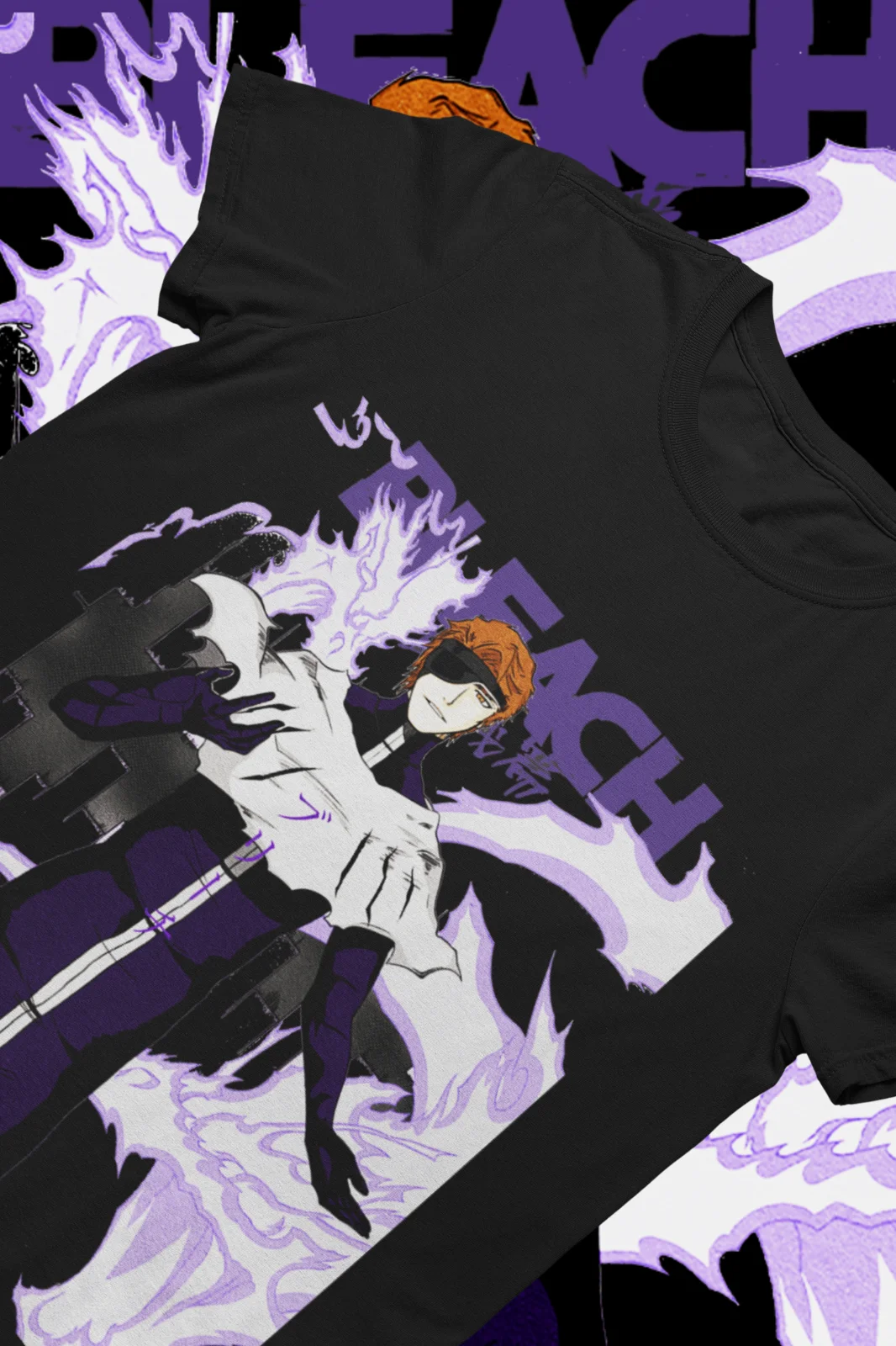 T-shirt Bleach Aizen Sosuke 05 – Image 3