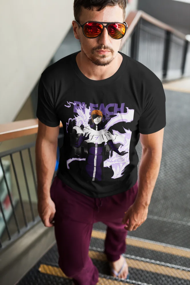 T-shirt Bleach Aizen Sosuke 05