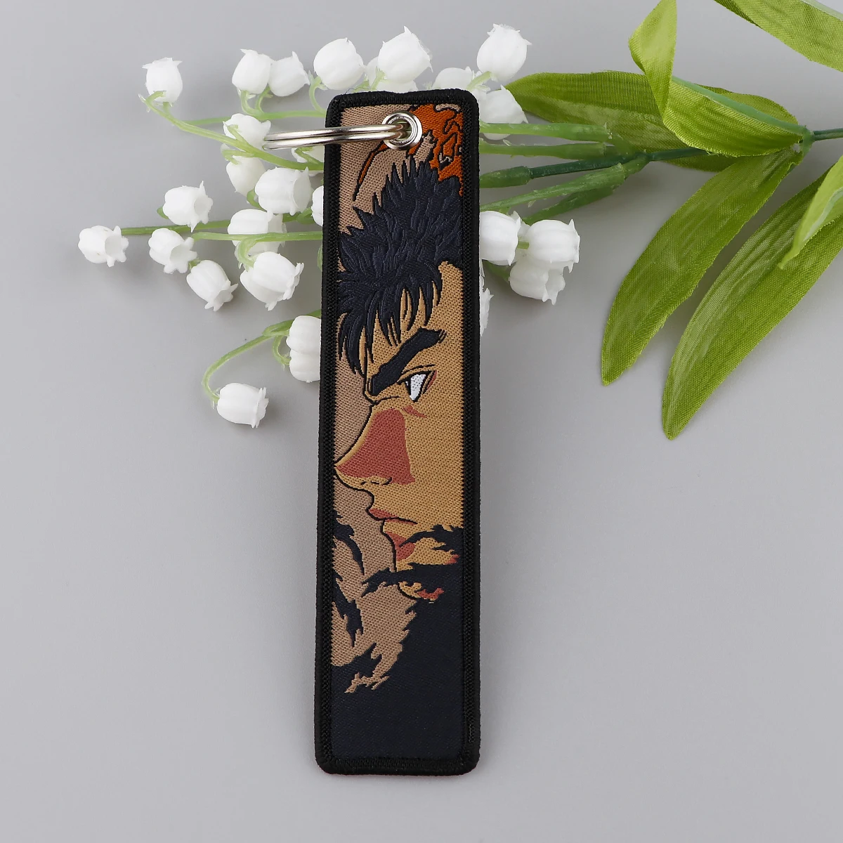 Porte-clés Berserk Guts Griffith Brodés – Image 2