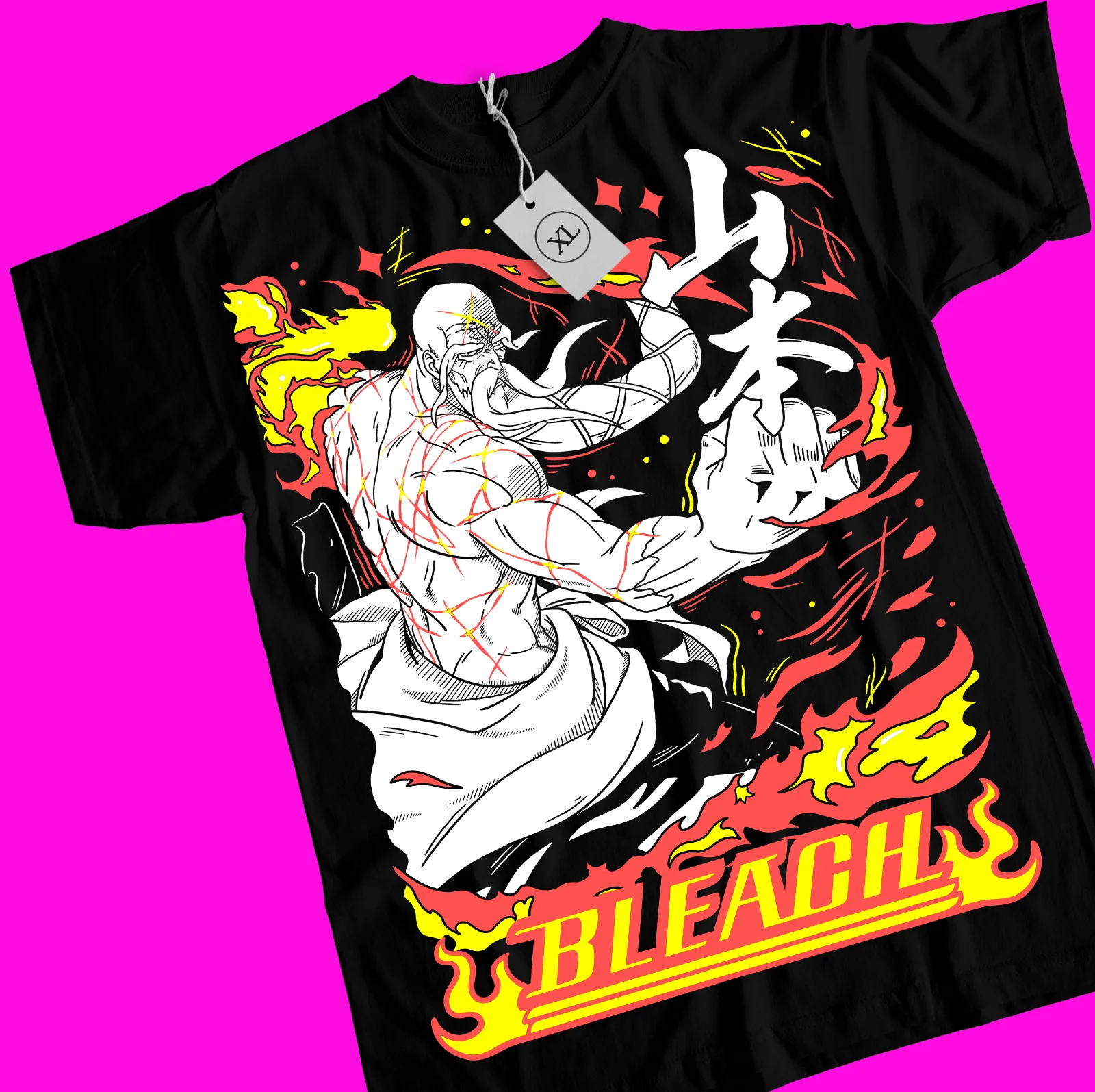 T-shirt Bleach Yamamoto Genryusai – Image 3